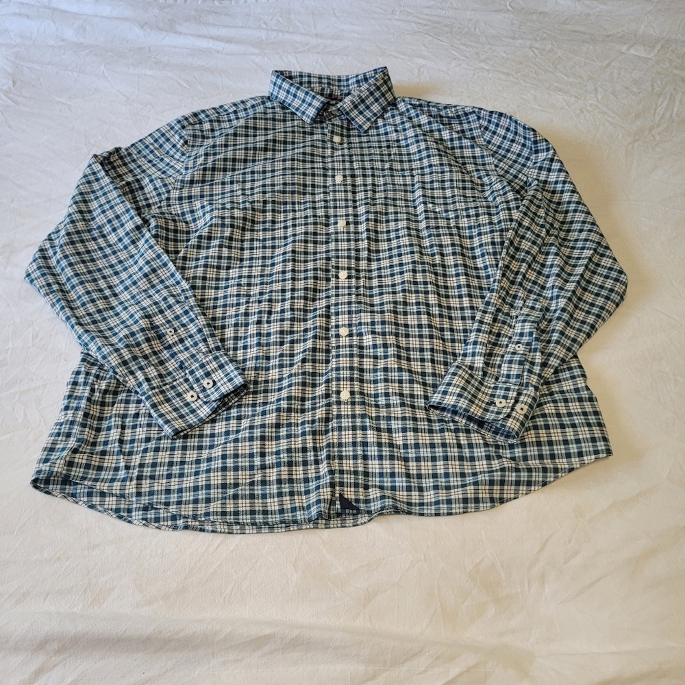 UNTUCKit Elrond Wrinkle Free Regular Fit Button-Up L/S Men's Size XXL Plaid